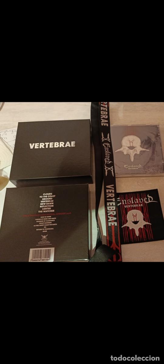 CDs de m&uacute;sica: ENSLAVED Vertebrae Box Ltd - DVD Live Rock Hard 2008 - Ed. deluxe con parche