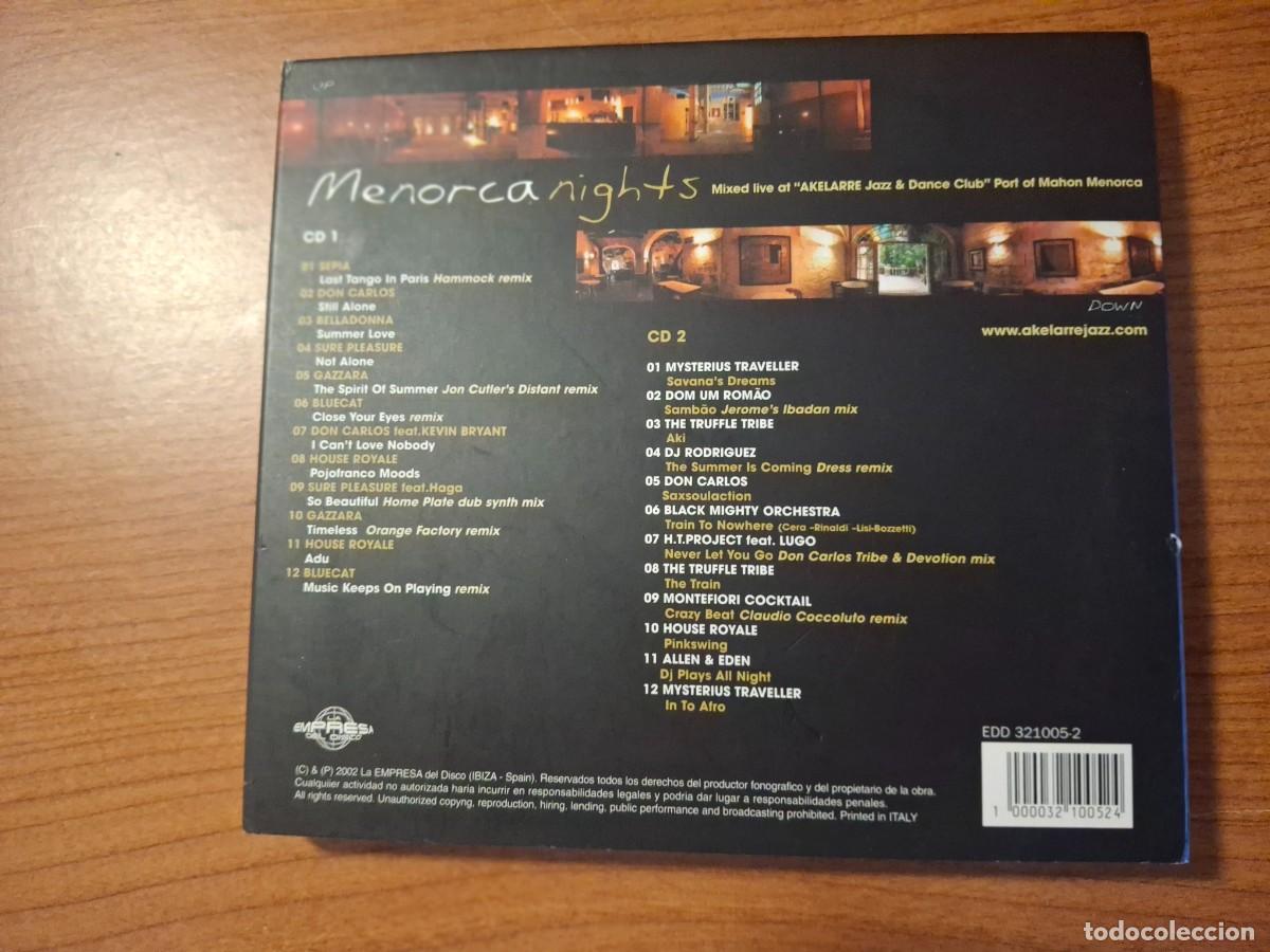 CDs de m&uacute;sica: Menorca nights doble cd - Foto 4