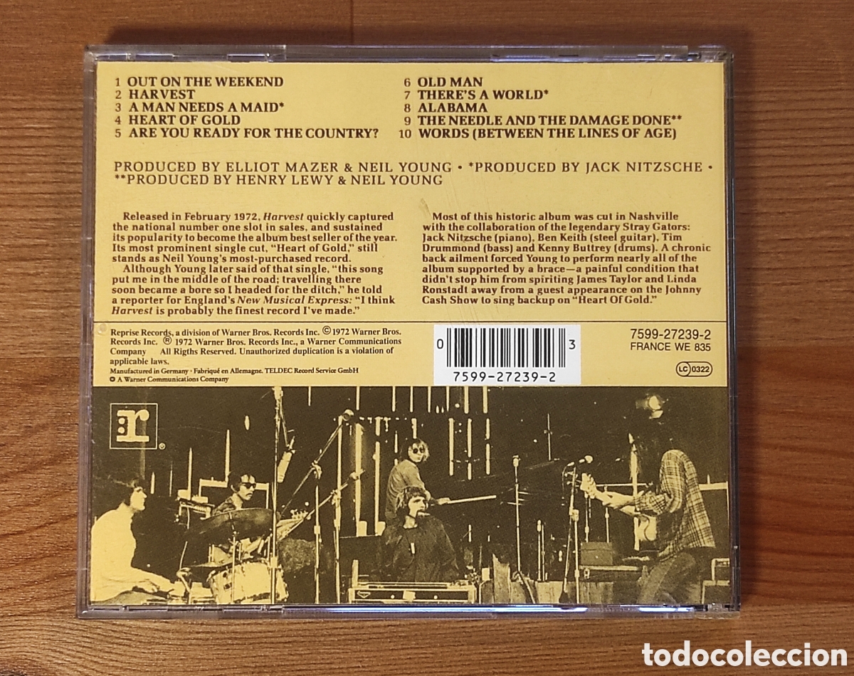 CDs de m&uacute;sica: Neil Young - Harvest CD - Foto 2