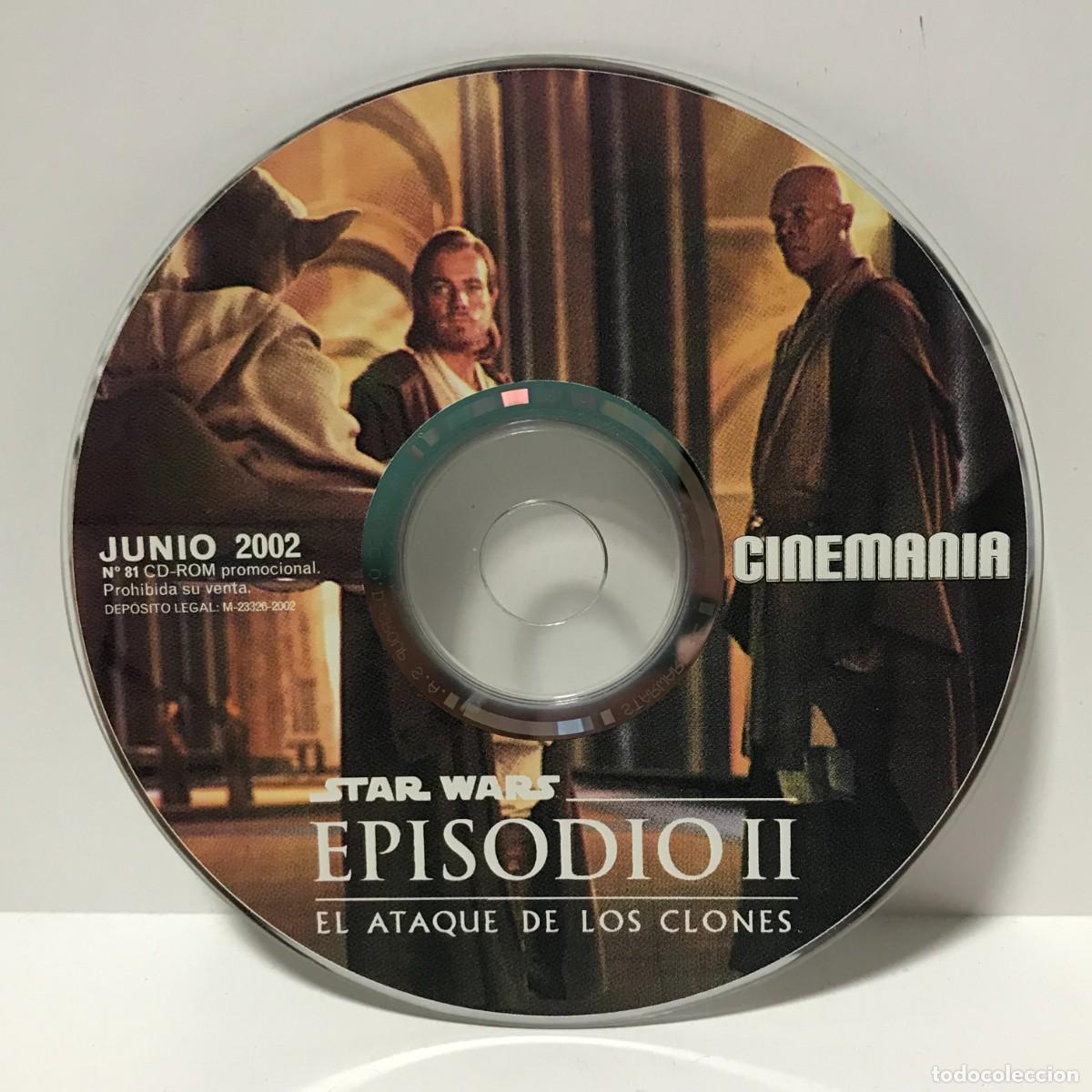 CDs de m&uacute;sica: DVD PROMOCIONAL DE REVISTA CINEMANIA STAR WARS EPISODIO II (SOLO DISCO)
