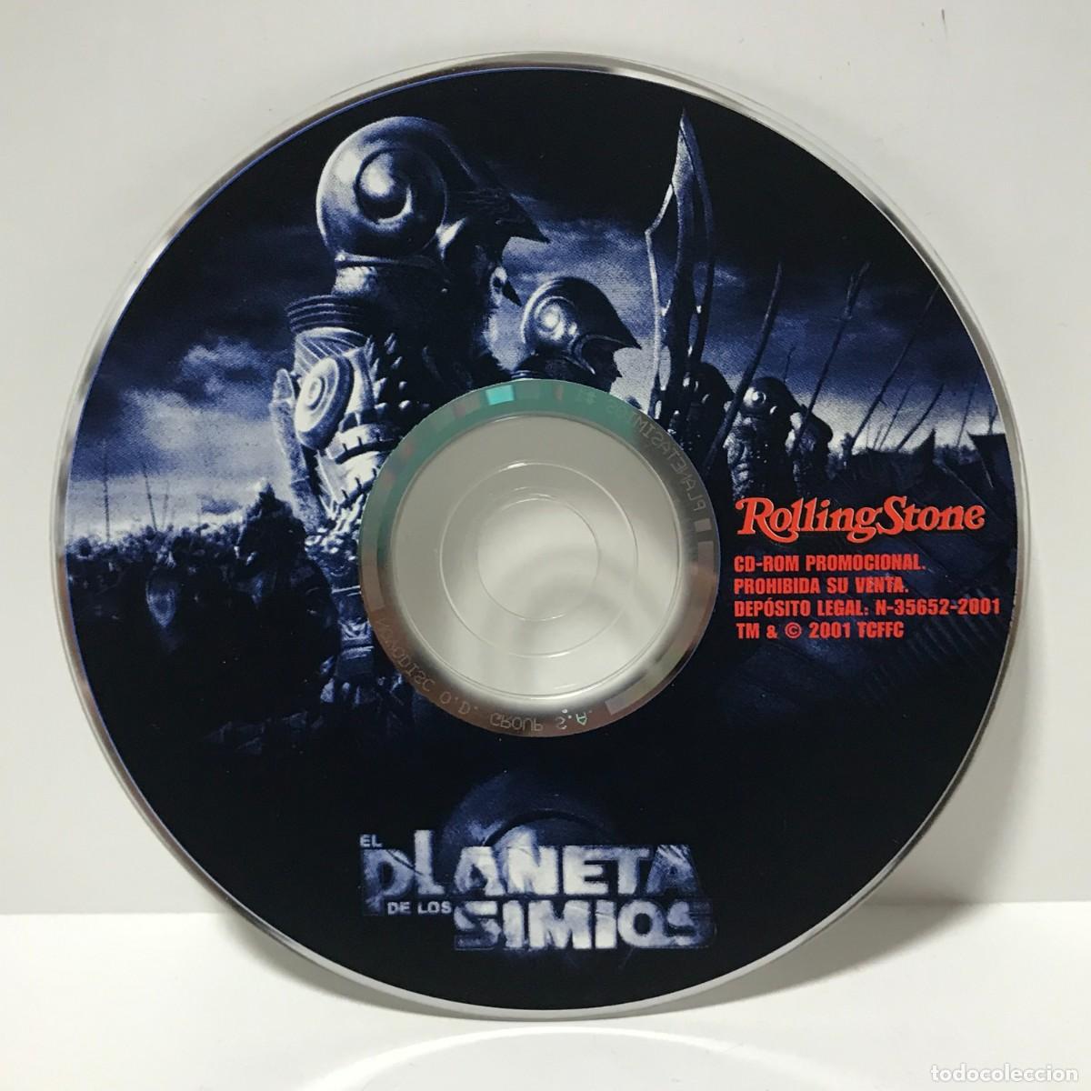 CDs de m&uacute;sica: DVD PROMOCIONAL DE REVISTA EL PLANETA DE LOS SIMIOS (SOLO DISCO)