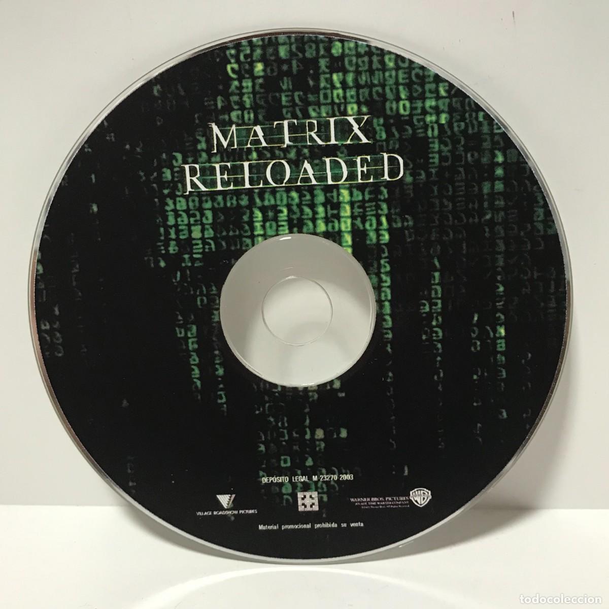 CDs de m&uacute;sica: DVD PROMOCIONAL MATRIX RELOADED (SOLO DISCO)