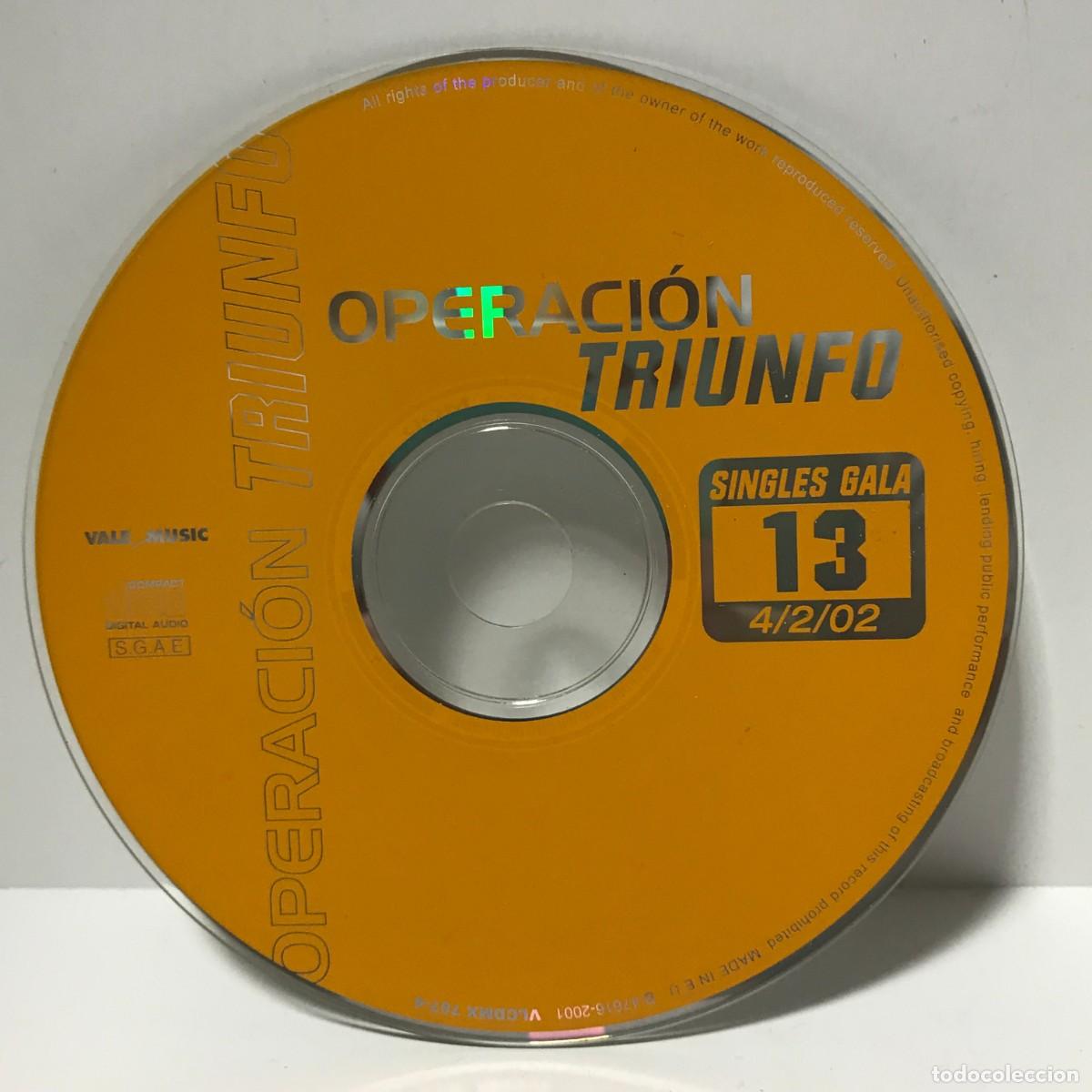 CDs de m&uacute;sica: CD OPERACION TRIUNFO N13 (SOLO DISCO) - Foto 1
