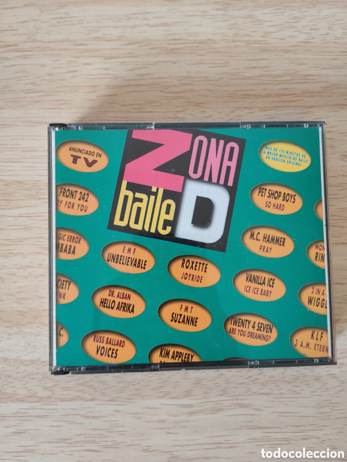 CDs de m&uacute;sica: Doble CD Zona de Baile Vol. 1 y 2 (1991) EMI Dance