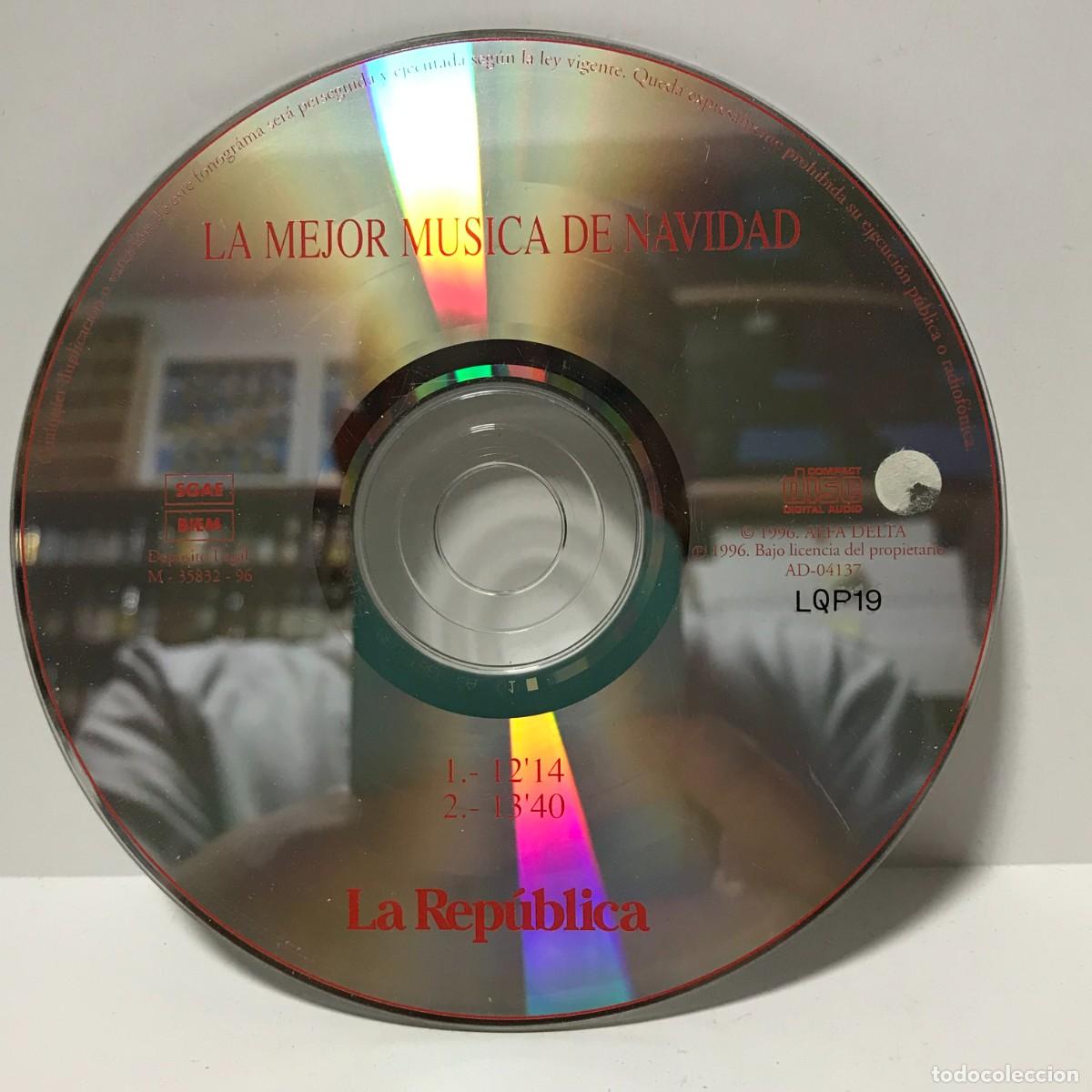CDs de m&uacute;sica: CD LA MEJOR MUSICA DE NAVIDAD (SOLO DISCO)