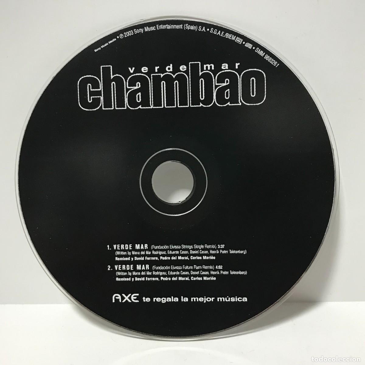 CDs de m&uacute;sica: CD CHAMBAO, VERDE MAR (SOLO DISCO) - Foto 1