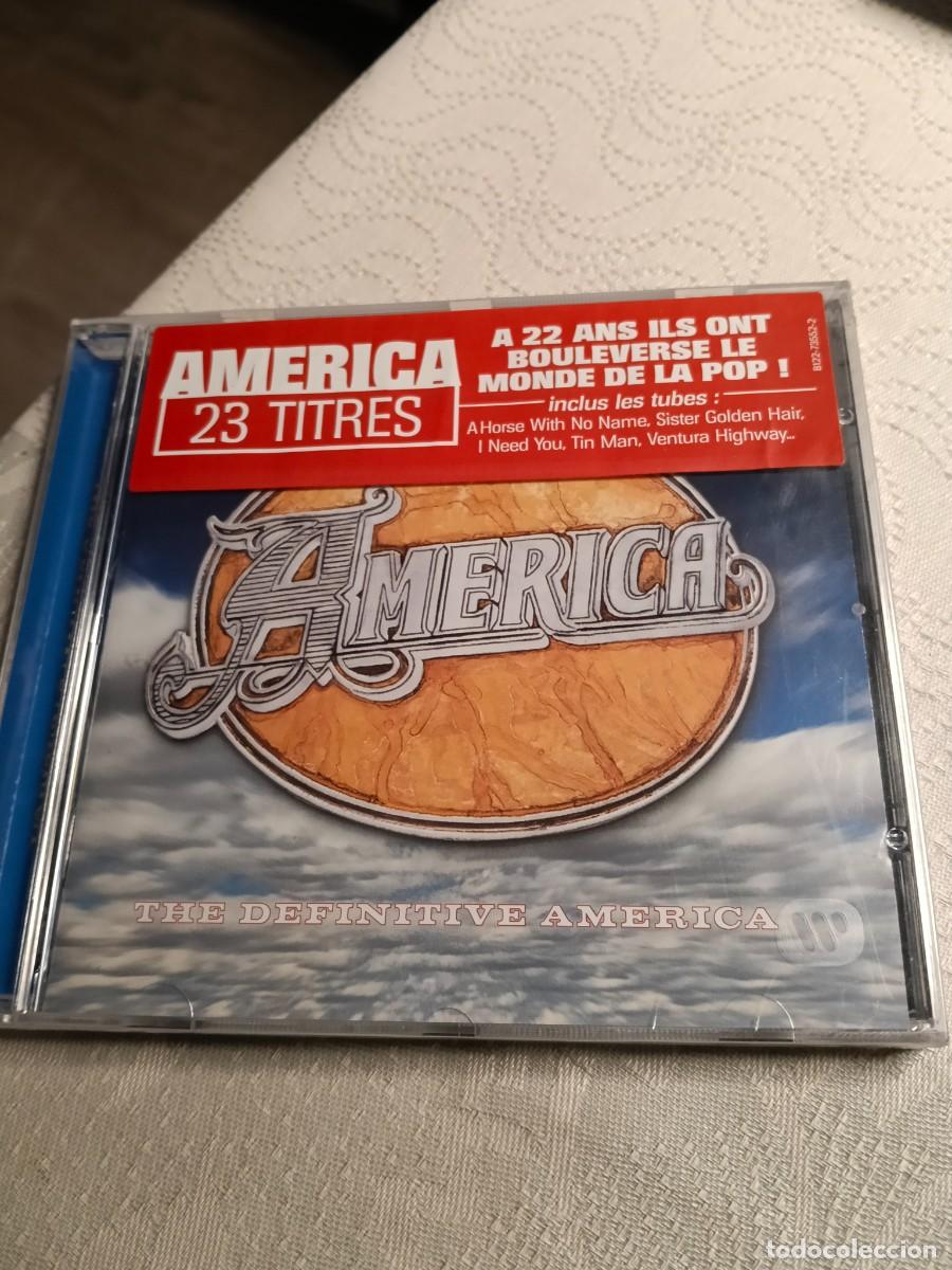 CDs de m&uacute;sica: RAR CD. AMERICA. THE DEFINITIVE AMERICA. SEALED. STICKER EN FRANC&Eacute;S