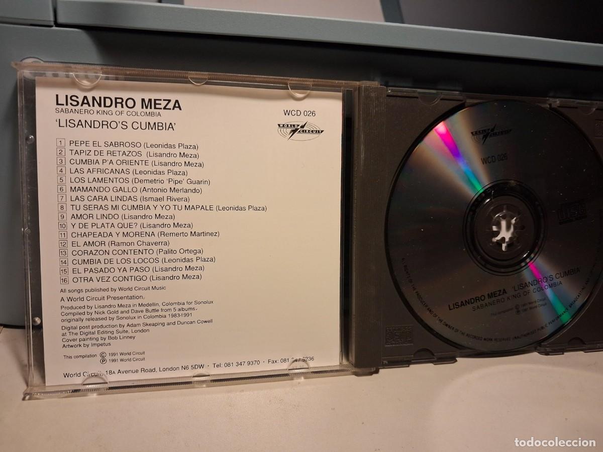 CDs de m&uacute;sica: CD LISANDRO MEZA : LISANDRO&acute;S CUMBIA - Foto 2