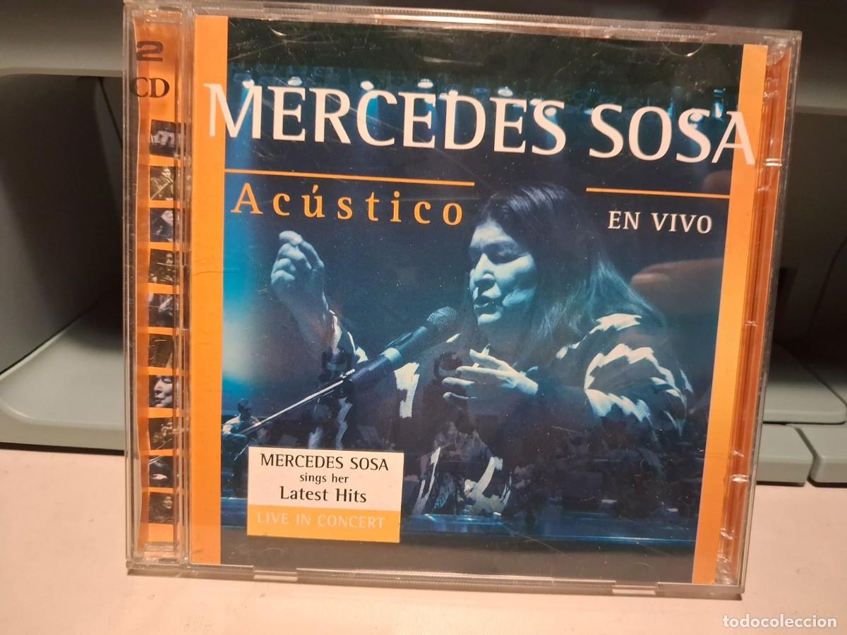 CDs de m&uacute;sica: CD MERCEDES SOSA : ACUSTICO, EN VIVO (TEMAS DE VICTOR JARA, MARIA ELENA WALSH, LITTO NEBBIA, NERUDA
