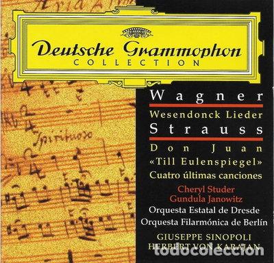 CDs de m&uacute;sica: Wagner, Wesendonck Lieder - Strauss, Don Juan, Till Eulenspiegel, Four Last S...- 0028946335321