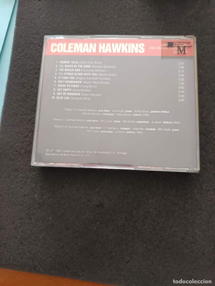 CDs de m&uacute;sica: COLEMAN HAWKINS. JAZZ & BLUES - Foto 2
