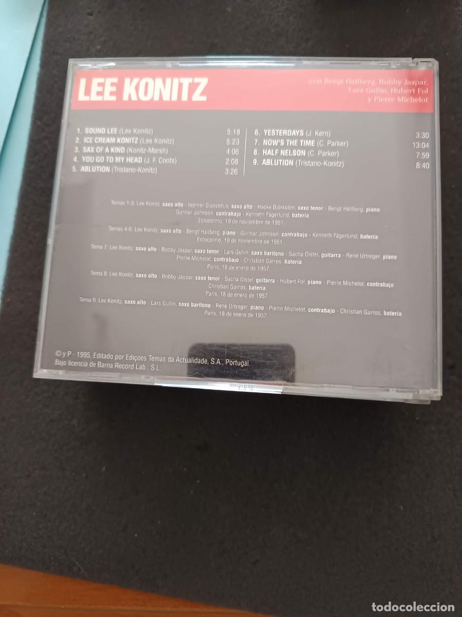 CDs de m&uacute;sica: LEE KONITZ. JAZZ & BLUES - Foto 2