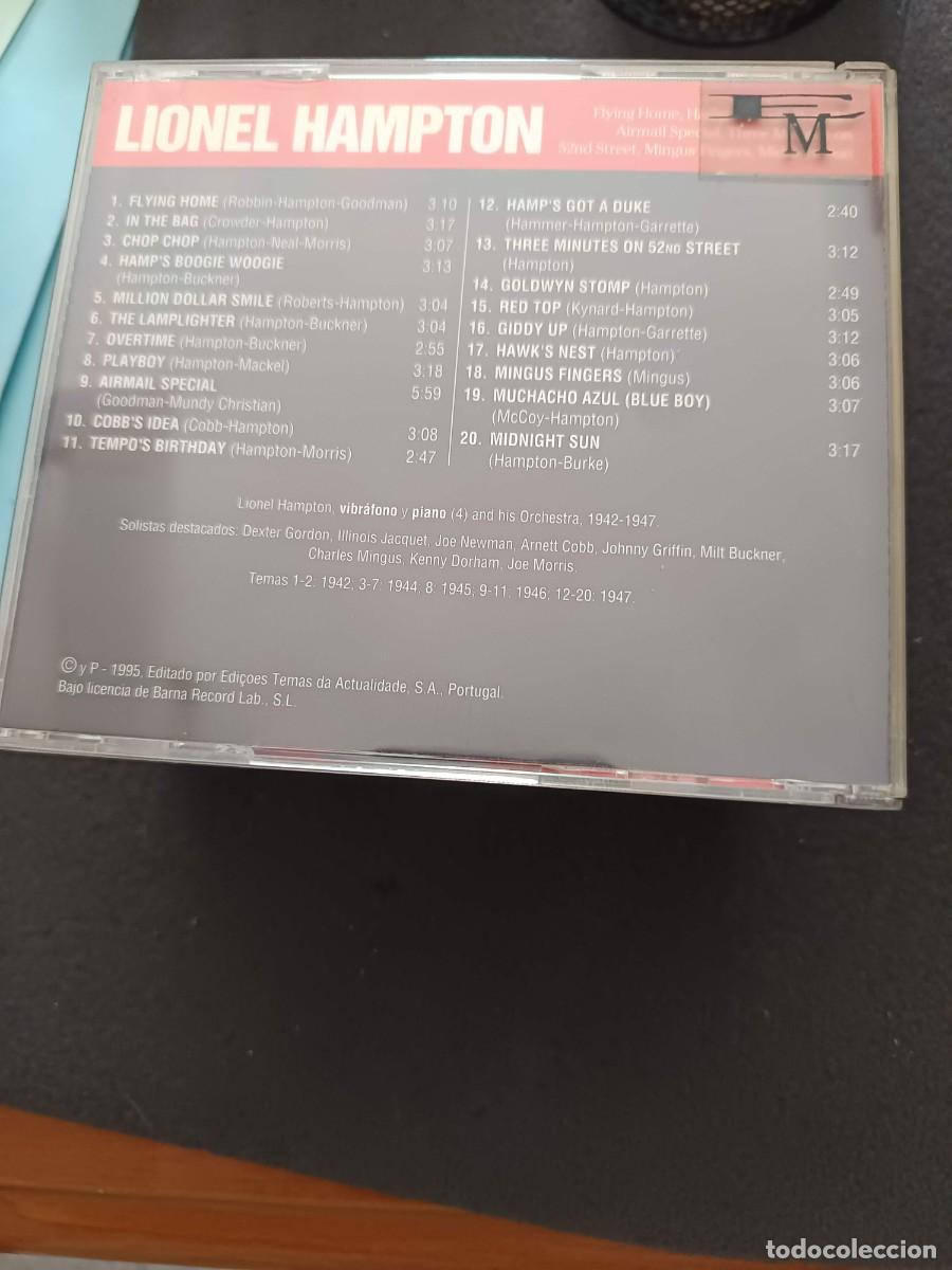 CDs de m&uacute;sica: LIONEL HAMPTON. JAZZ & BLUES - Foto 2