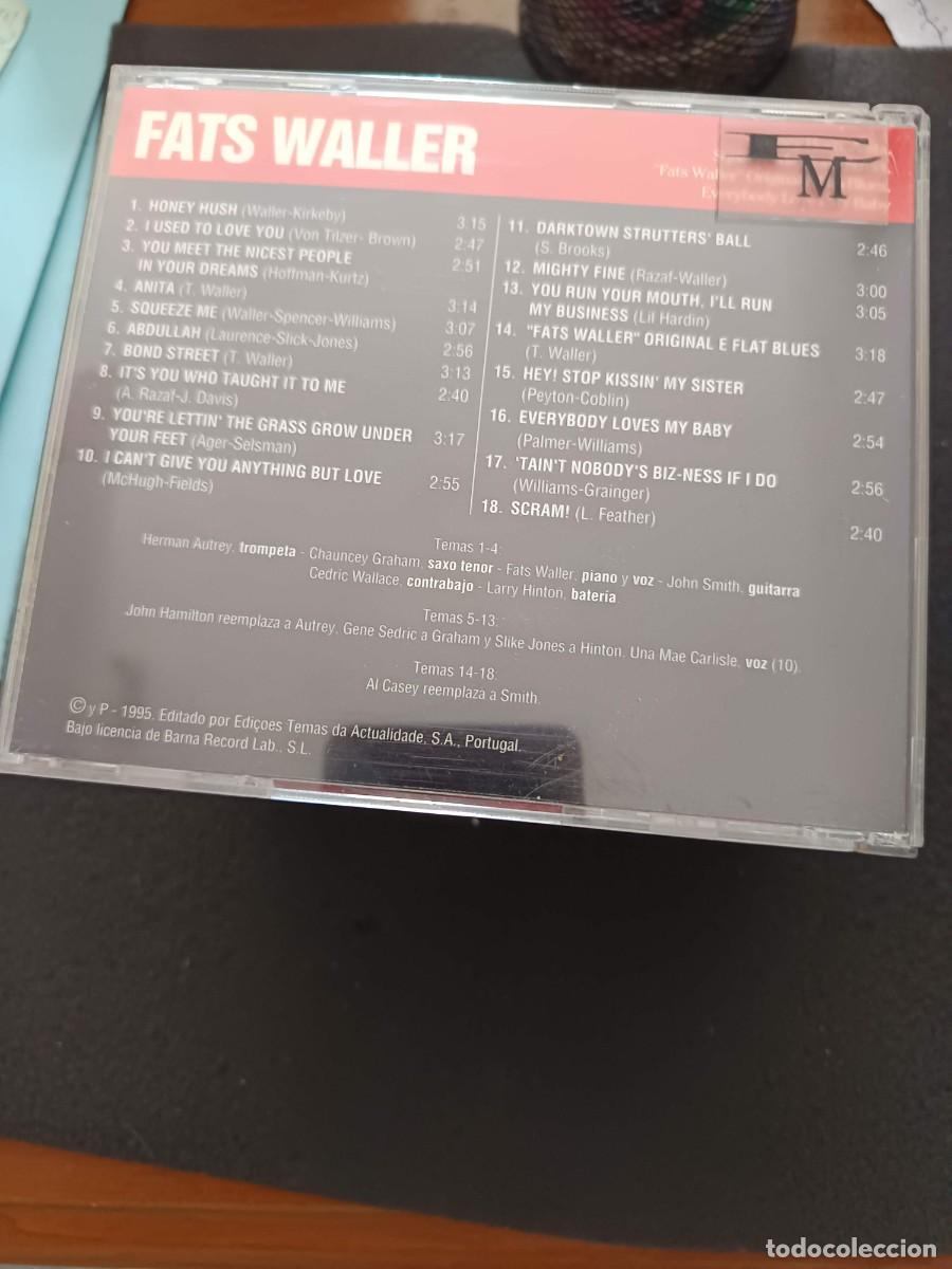 CDs de m&uacute;sica: FATS WALLER. JAZZ & BLUES - Foto 2