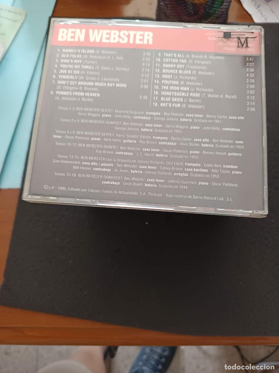 CDs de m&uacute;sica: BEN WEBSTER. JAZZ & BLUES - Foto 2