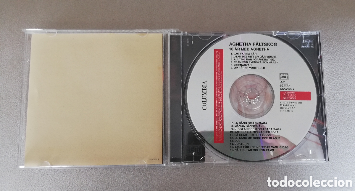 CDs de m&uacute;sica: Agnetha F&auml;ltskog - Tio &aring;r med Agnetha - Foto 2