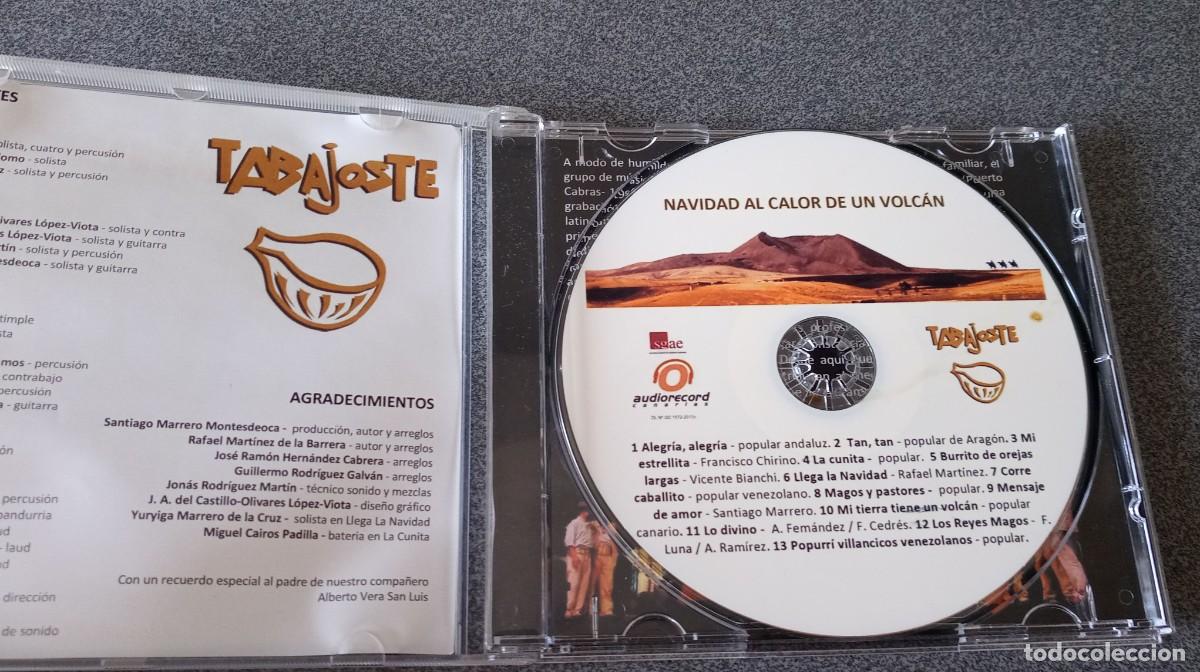 CDs de m&uacute;sica: Cd Tabajoste Navidad Al Calor De Un Volc&aacute;n - Foto 3