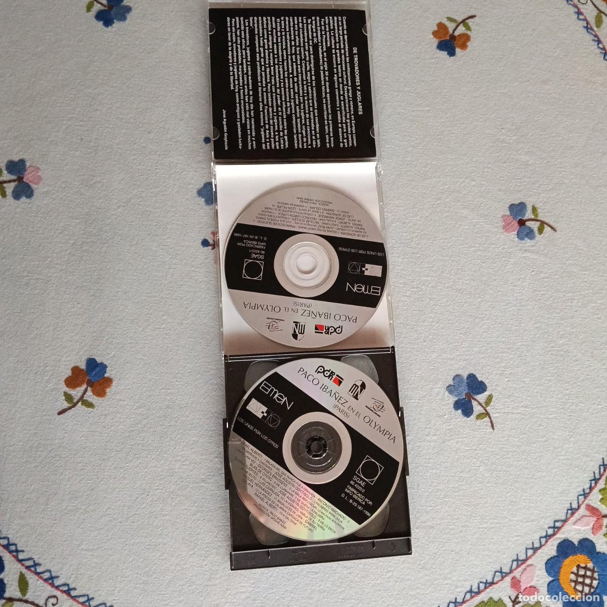 CDs de m&uacute;sica: PACO IB&Aacute;&Ntilde;EZ En El Olimpia Paris 2CD - Foto 3