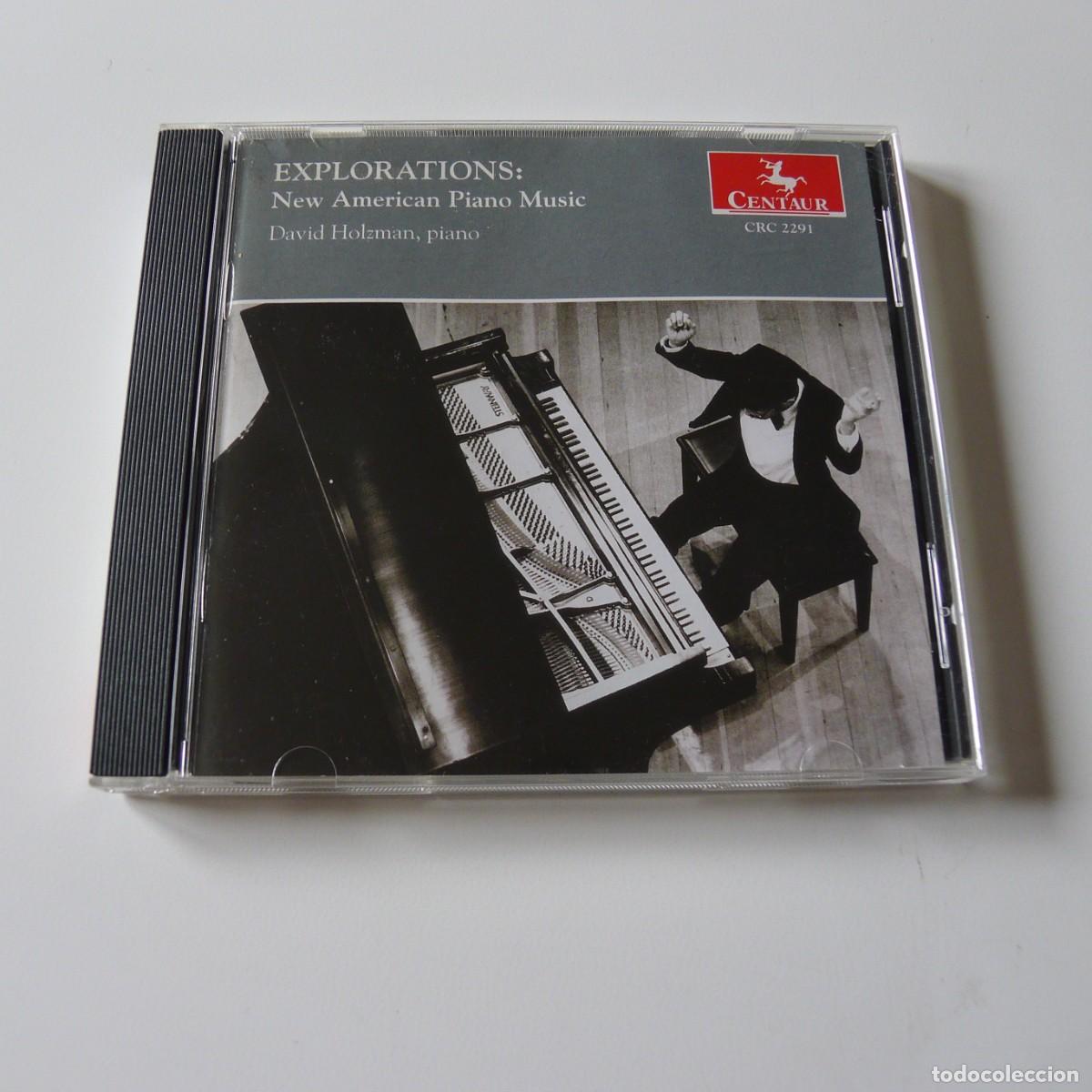 CDs de m&uacute;sica: David Holzman &ndash; Explorations: New Amercian Piano Music CD edicion US