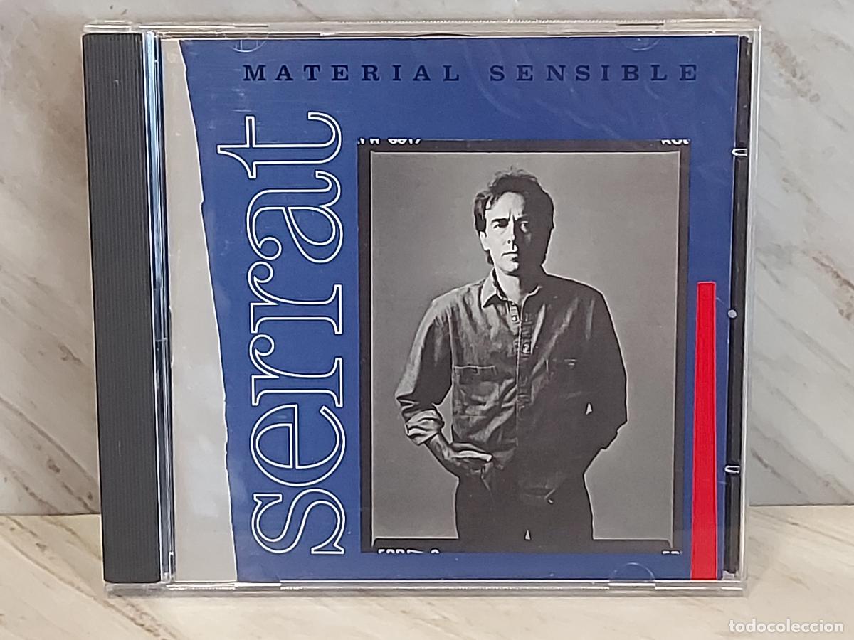 CDs de m&uacute;sica: JOAN MANUEL SERRAT | MATERIAL SENSIBLE | CD-ARIOLA 9A 260092 | ESPA&Ntilde;A 1989 | DE LUJO