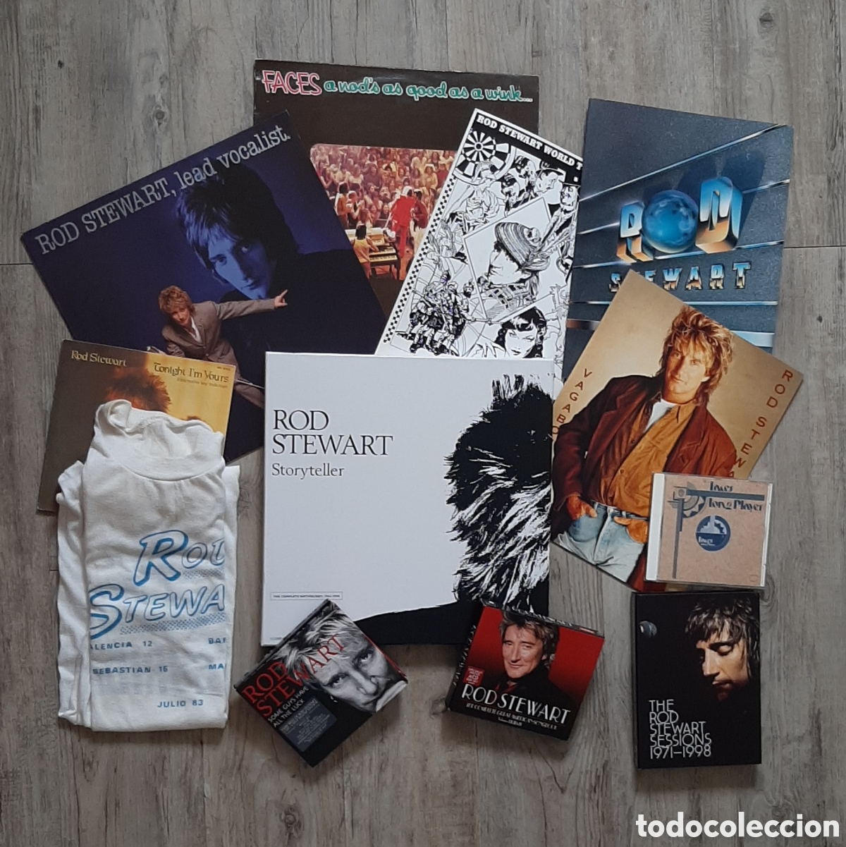 CDs de m&uacute;sica: ROD STEWART (FACES) -''BOX SETS / TOUR PROGRAM / CAMISETA / TICKETS &...- COLLECTOR'S PACK
