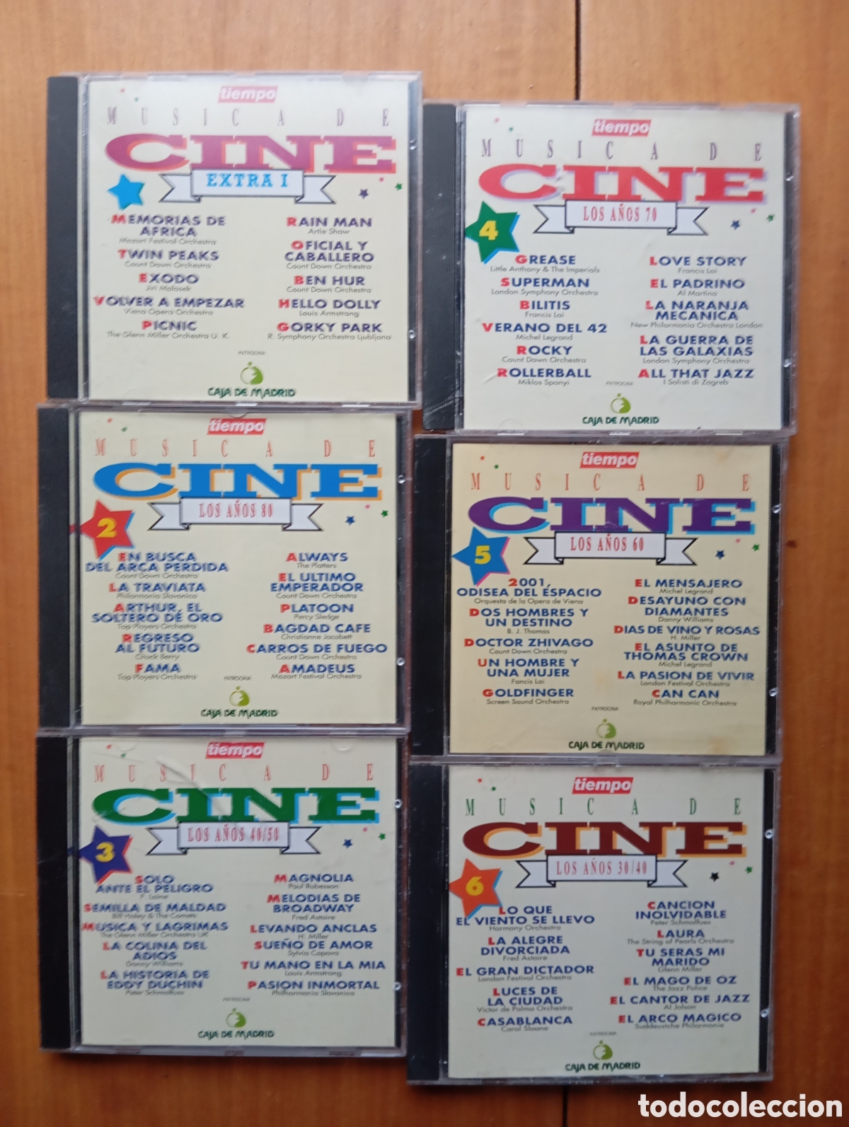 CDs de m&uacute;sica: M&uacute;sica de cine Lote 6cds