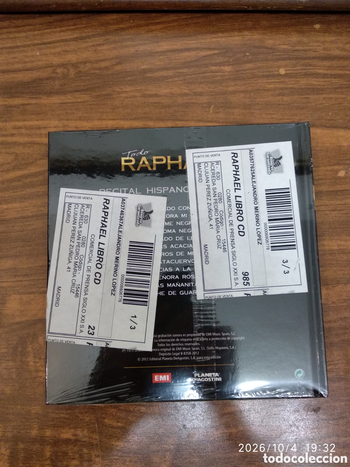 CDs de m&uacute;sica: CD Todo Raphael 1975 - Foto 2