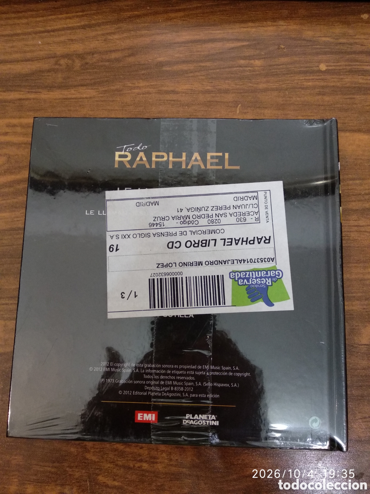 CDs de m&uacute;sica: CD Todo Raphael 1973 - Foto 2