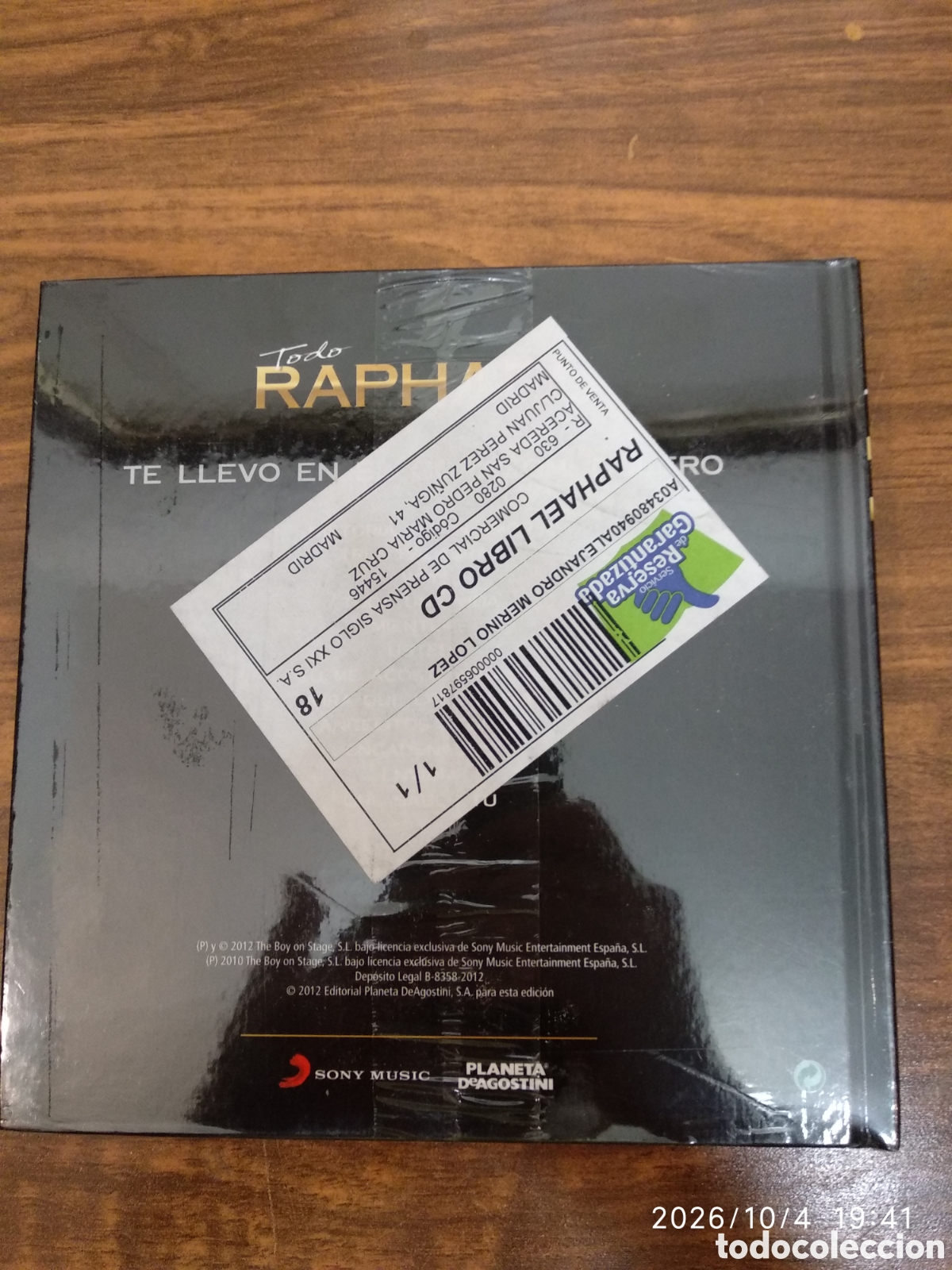 CDs de m&uacute;sica: CD Todo Raphael 2010 Bolero - Foto 2