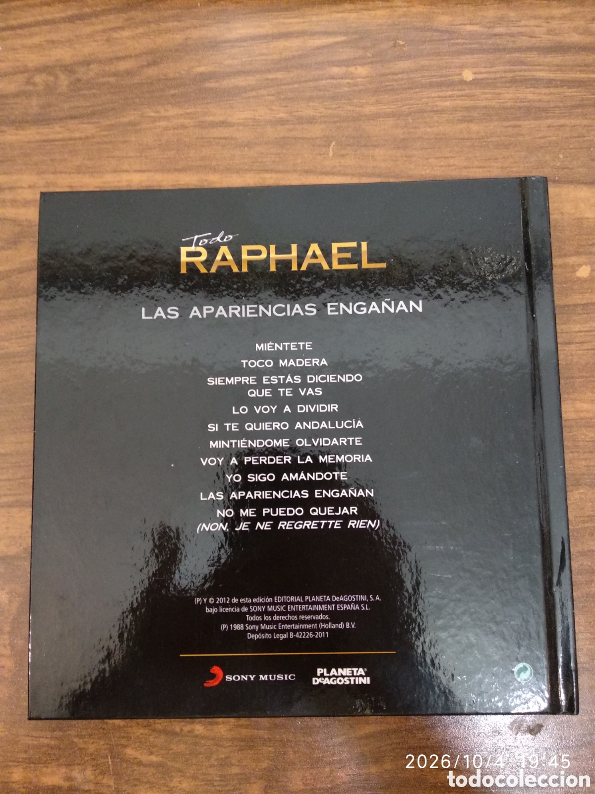 CDs de m&uacute;sica: CD Todo Raphael 1988 - Foto 2