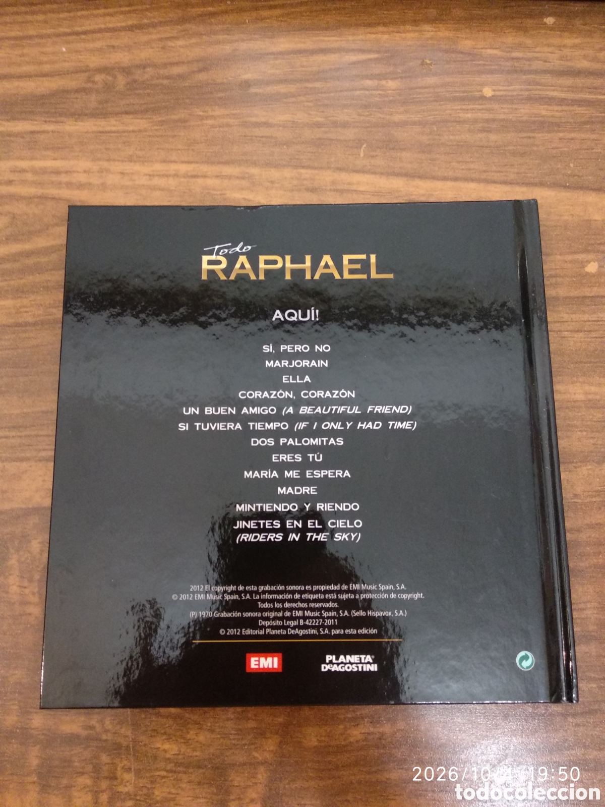 CDs de m&uacute;sica: CD Todo Raphael 1970 - Foto 2