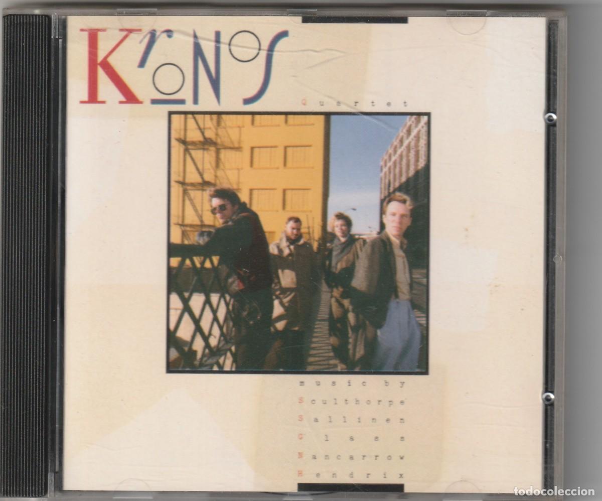 CDs de m&uacute;sica: KRONOS QUARTET - SCULTHORPE &middot; PHILIP GLASS &middot; SALLINEN &middot; NANCARROW (CD NONESUCH 1986)