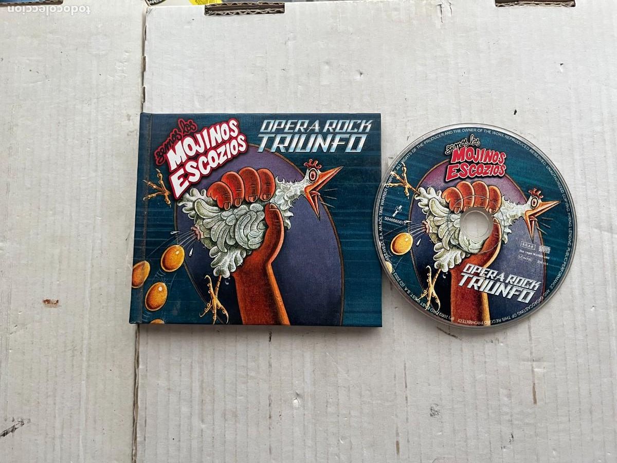 CDs de m&uacute;sica: MOJINOS ESCOZIOS OPERA ROCK TRIUNFO ESCOCIOS TRIUNFO CAJA CARTON MEDIA KREATEN MUSICA
