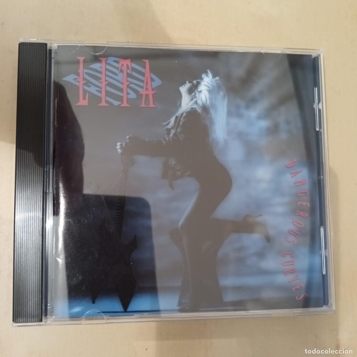 CDs de m&uacute;sica: Lita Ford , Dangerous Curves , CD 1991 USA , Impecable , Hard Rock