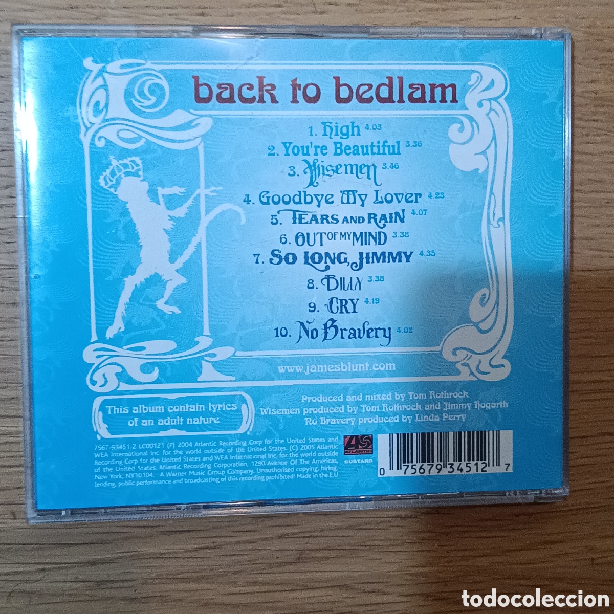 CDs de m&uacute;sica: James Blunt CD Back To Bedlam - Foto 2