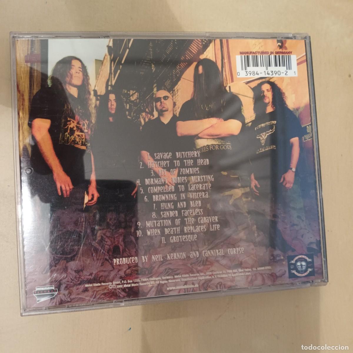 CDs de m&uacute;sica: Cannibal Corpse , Gore Obsessed , CD 2002 Getmany estado impecable. Death Metal - Foto 2