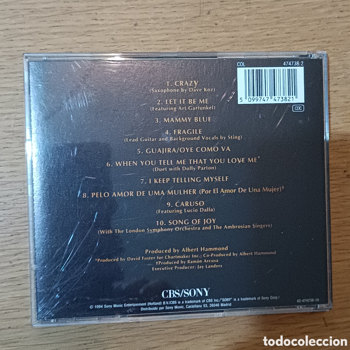 CDs de m&uacute;sica: Julio Iglesias CD Crazy - Foto 2