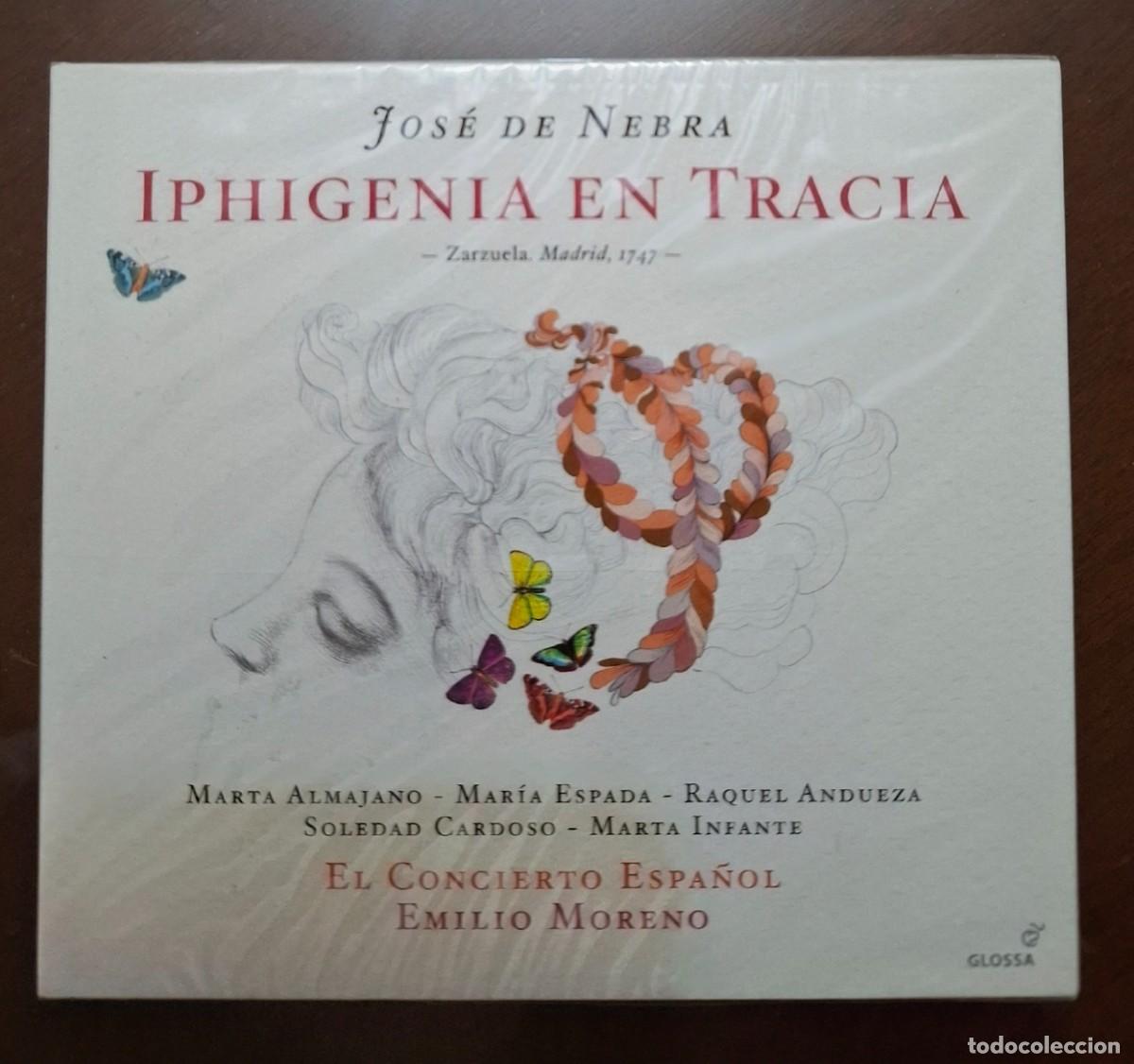 CDs de m&uacute;sica: JOS&Eacute; DE NEBRA: IPHIGENIA EN TRACIA (Zarzuela, Madrid, 1747) 2 cd audio