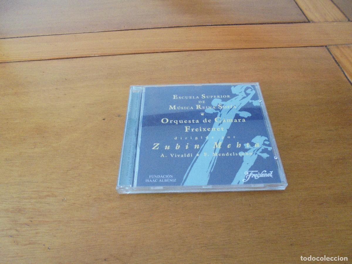 CDs de m&uacute;sica: CD: ZUBIN MEHTA. ESCUELA SUPERIOR DE M&Uacute;SICA REINA SOF&Iacute;A. ORQUESTA DE C&Aacute;MARA FREIXENET. VIVALDI /MEND