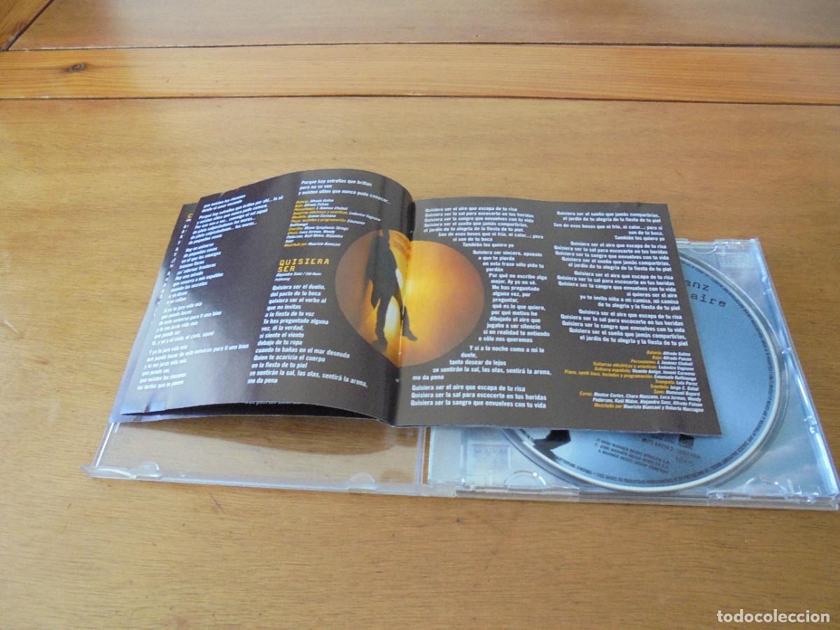 CDs de m&uacute;sica: CD: ALEJANDRO SANZ. EL ALMA AL AIRE. A&Ntilde;O 2000. - Foto 10