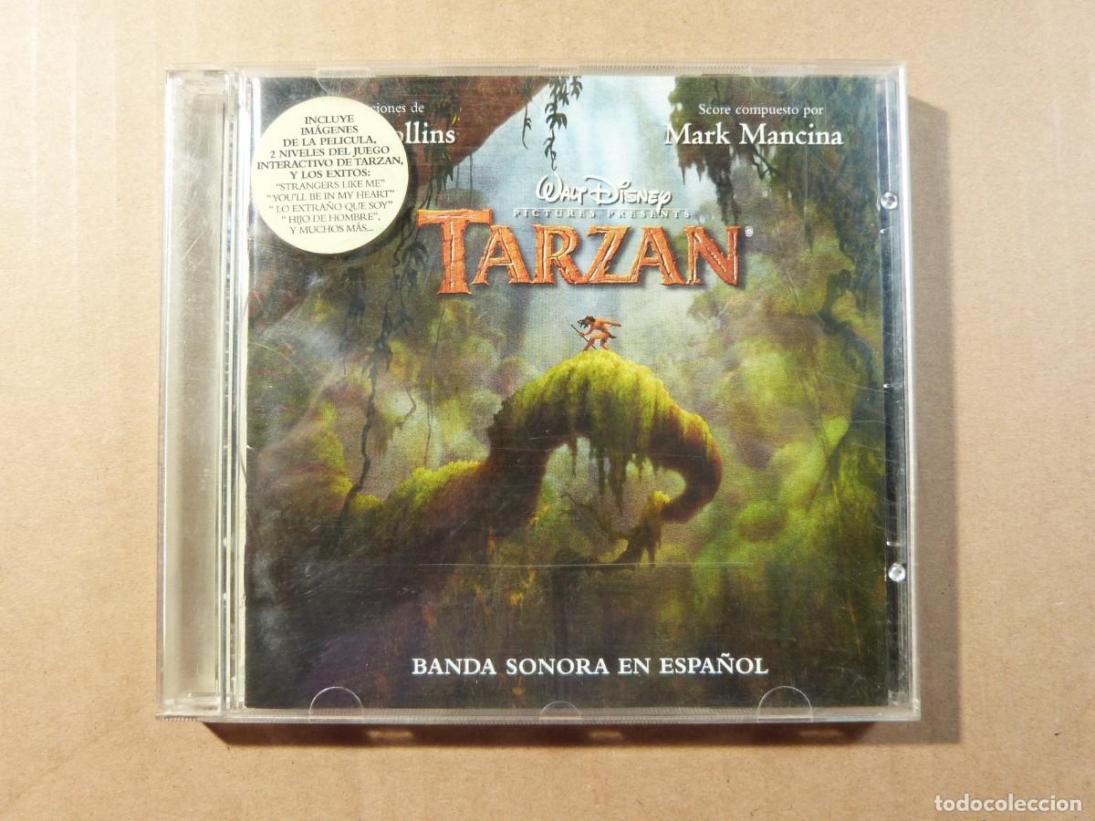 CDs de m&uacute;sica: CD Banda sonora de Tarzan con imagenes y 2 niveles del juego interactivo