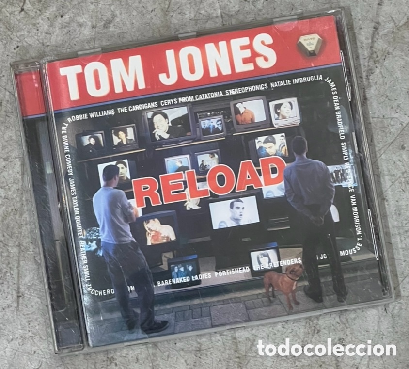 CDs de m&uacute;sica: CD. Tom Jones. &ldquo;Reload&rdquo;. Gut Records. 1999.
