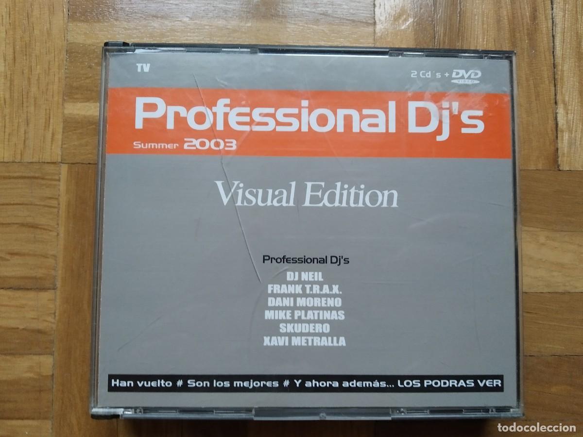 CD de M&uacute;sica: 2 CD + DVD PROFESSIONAL DJ`S 2003 DJ NEAL FRANK TRAX DANI MORENO MIKE PLATINAS SKUDERO METRALLA
