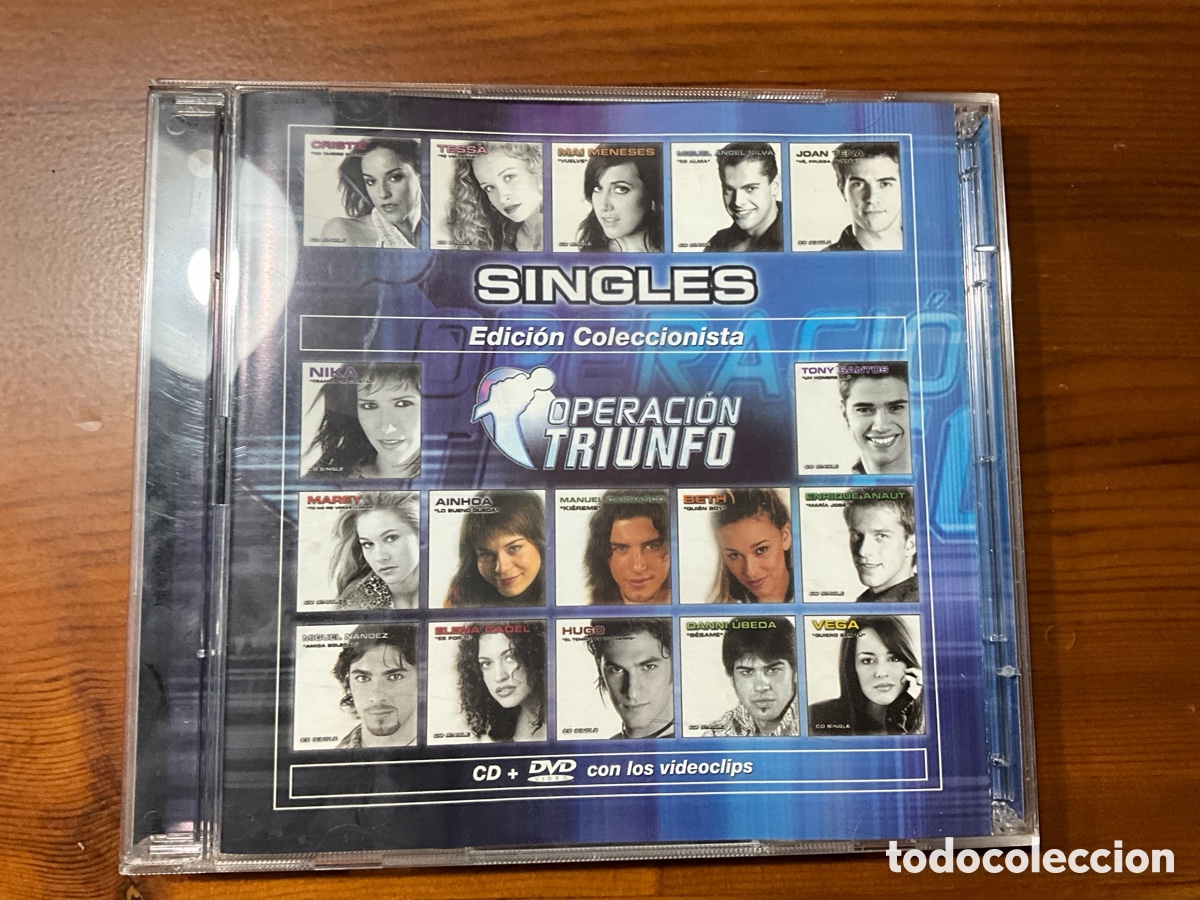 CDs de m&uacute;sica: OPERACION TRIUNFO SINGLES EDICION COLECCIONISTA