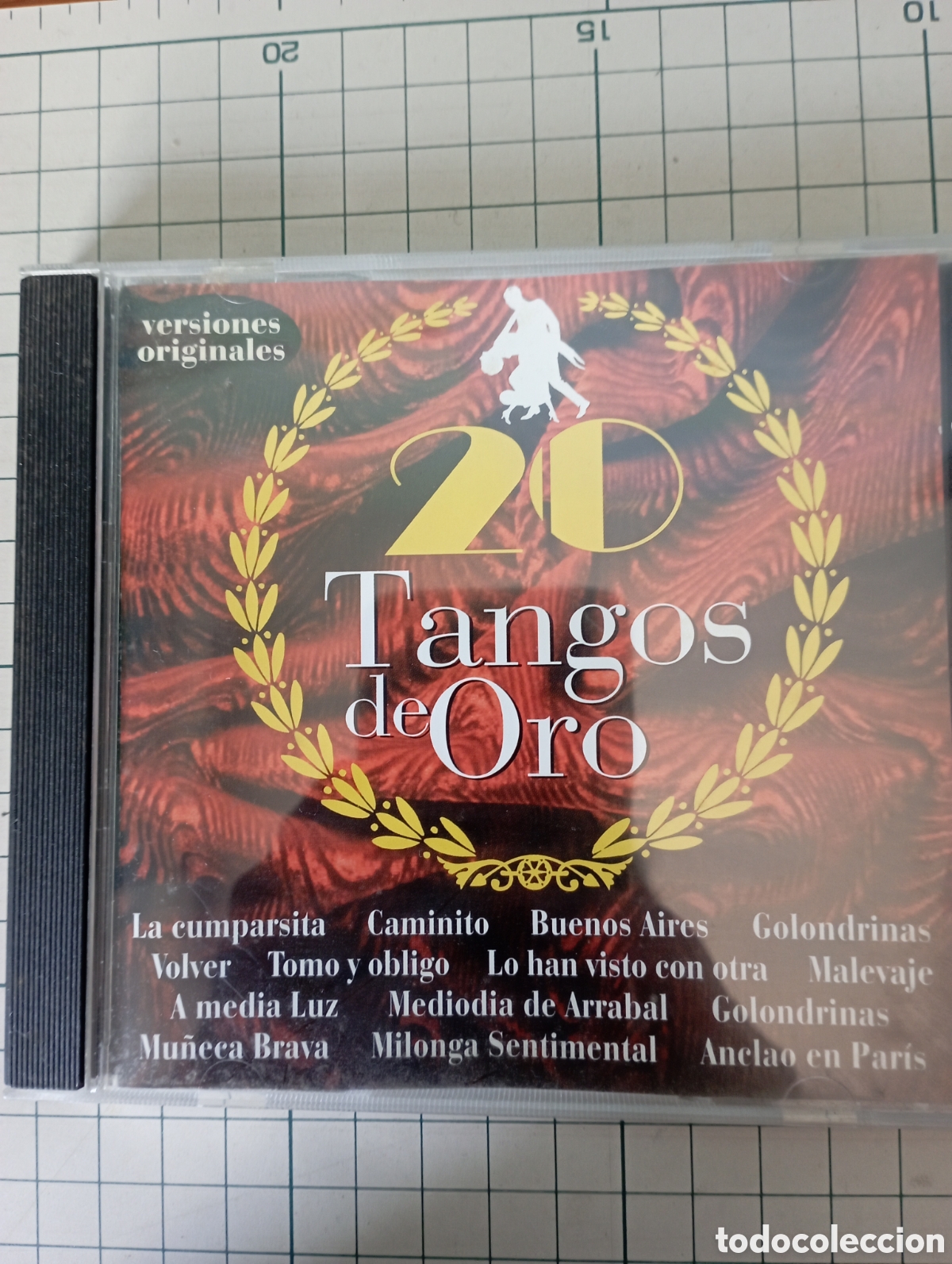 CD de M&uacute;sica: 20 Tangos de Oro. Versiones originales. En perfecto estado.