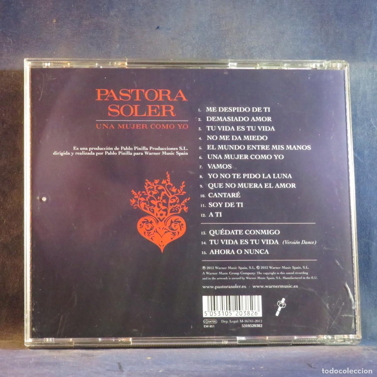 CDs de m&uacute;sica: PASTORA SOLER &ndash; UNA MUJER COMO YO - CD - Foto 2