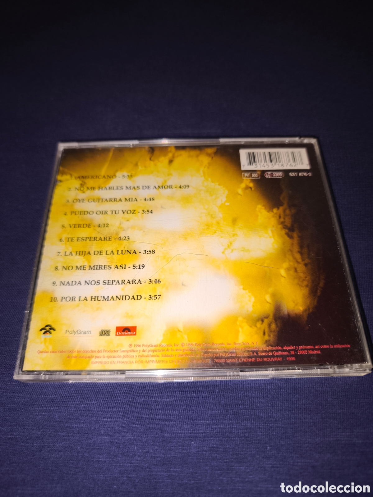 CDs de m&uacute;sica: Feliciano Americano CD Mel&ograve;dica - Foto 2