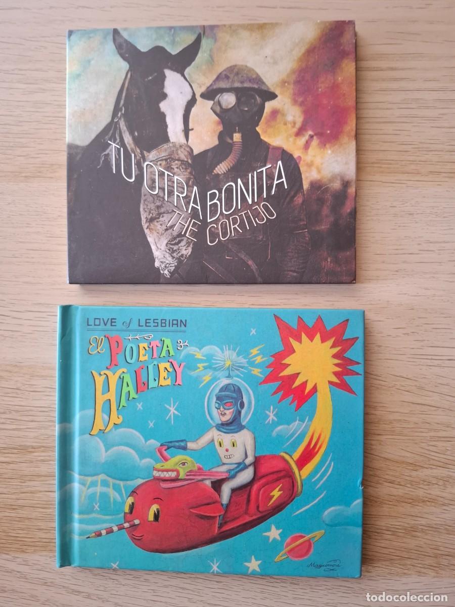 CDs de m&uacute;sica: LOVE OF LESBIAN (1CD) EL POETA HALLEY + 1CD TU OTRA BONITA