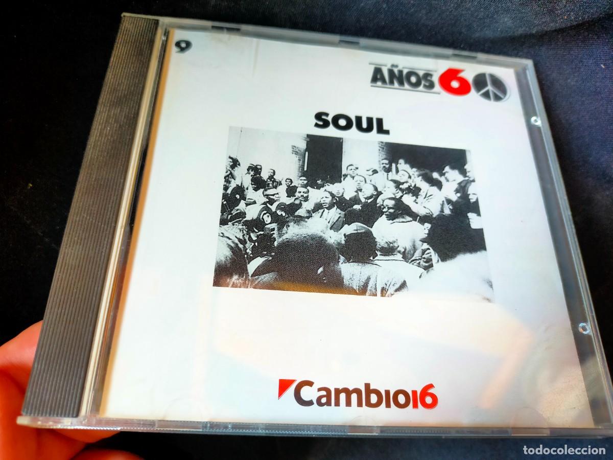 CDs de m&uacute;sica: SOUL. A&Ntilde;OS 60. 12 TEMAS. CAMBIO 16. 1993. PROMOWAY.