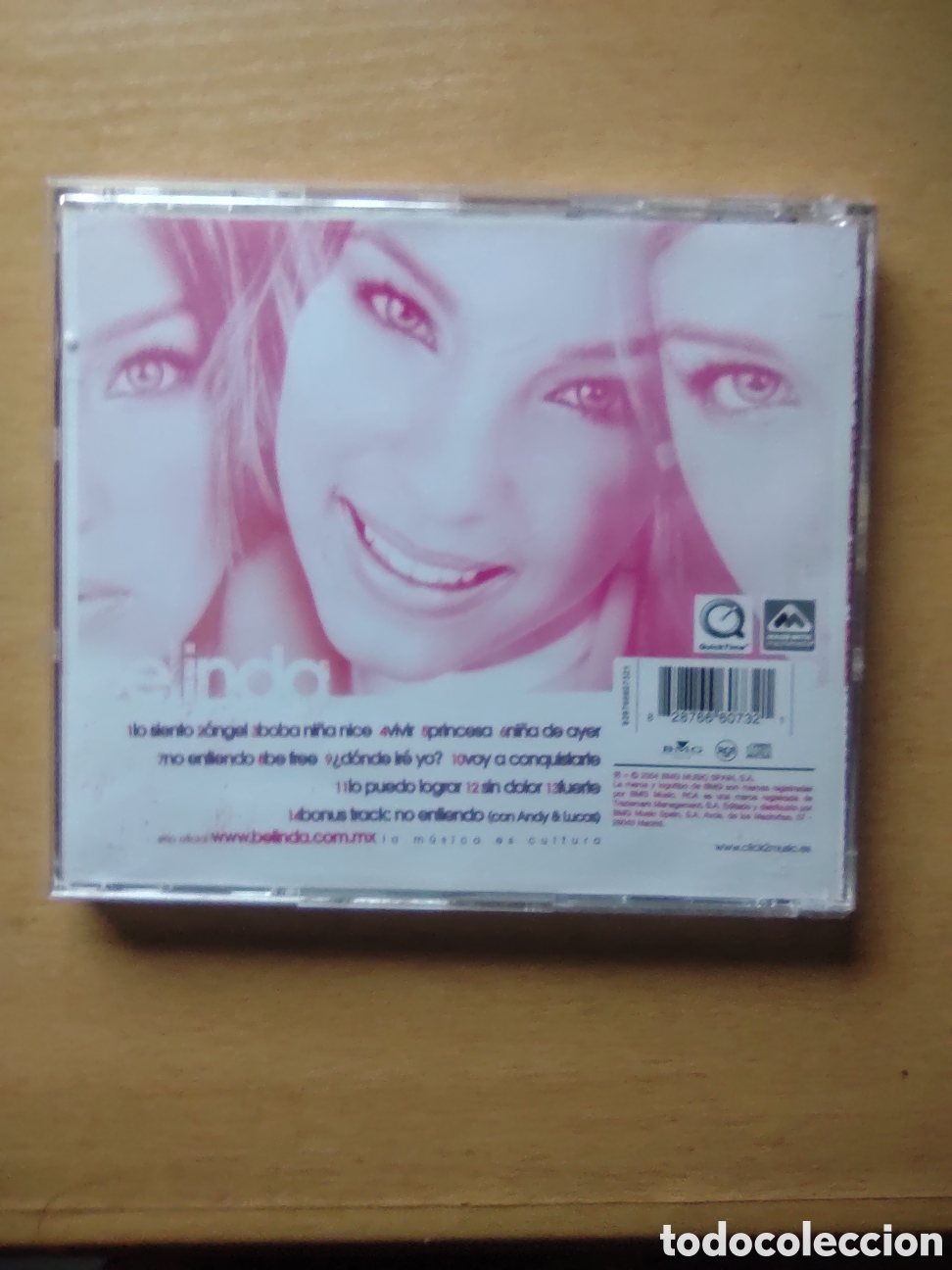 CDs de m&uacute;sica: CD Belinda - Belinda - Foto 2